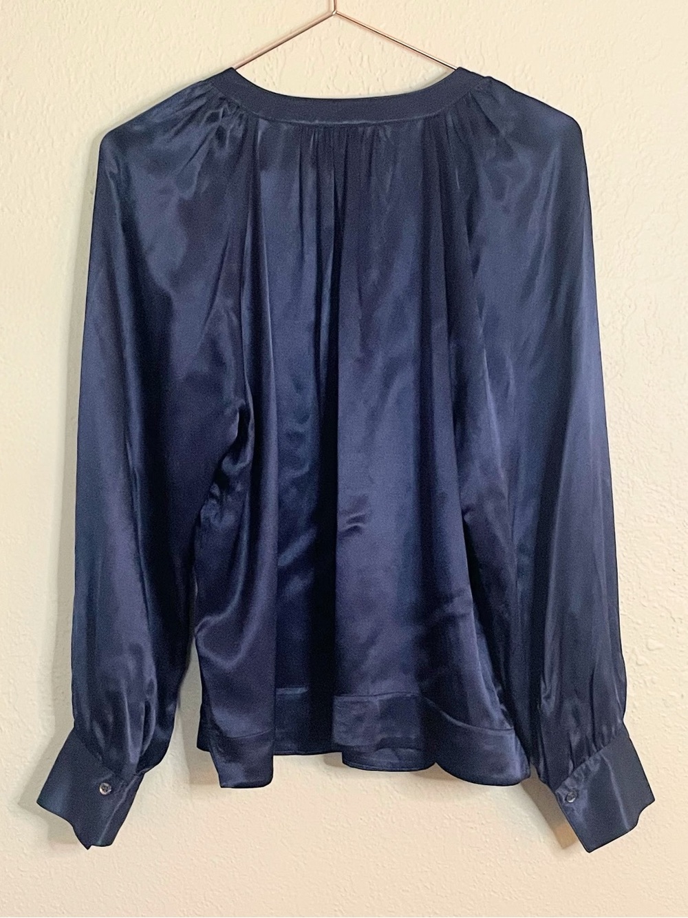 Rails Wynna Navy Long Sleeve Blouse Small - Picture 6 of 9